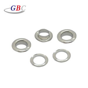 Œillet en acier inoxydable sans nickel 9*17mm finition argentée style punk avec finition cuir pour chaussures - Product Image 4