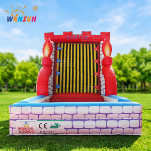WINSUN Juegos Deportivos Inflables para Niños, Pared de Velcro, Circuito de Obstáculos Inflable de PVC - Product Image 1