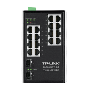 Commutateur industriel géré TP-LINK TL-SG5218 couche 3, 16 ports Gigabit RJ45, 2 ports SFP, contrôle réseau ERPS en anneau - Product Image 2
