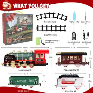 Juego <span class=keywords><strong>de</strong></span> <span class=keywords><strong>tren</strong></span> <span class=keywords><strong>el</strong></span>éctrico recargable <span class=keywords><strong>para</strong></span> árbol <span class=keywords><strong>de</strong></span> <span class=keywords><strong>Navidad</strong></span>-<span class=keywords><strong>Tren</strong></span> <span class=keywords><strong>de</strong></span> control remoto <span class=keywords><strong>para</strong></span> niños y niñas con vapor, luces y sonido - Product Image 4