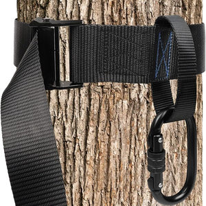 調節可能な金属フック付きツリースタンドベルトハンティングハーネス - Product Image 1