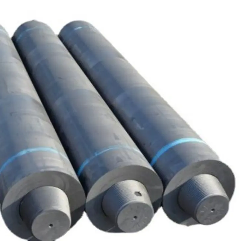 Wholesale graphite electrode 200mm 300mm 400mm UHP graphite electrode for steel making