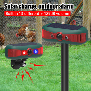 Allarme Solare con Sensore di Movimento e Ultrasuoni per Casa, Fattoria, Villa, Giardino - Sirena Wireless con Luce e 13 <span class=keywords><strong>Suoni</strong></span> Integrati - Product Image 4