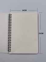 Carnet à spirale A5 avec couverture personnalisable, carnet à feuilles mobiles pour étudiants, bureau, entreprise, cadeau d'affaires, impression couleur, vente en gros