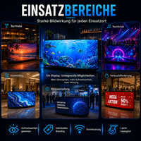 Benutzer definierte Größe LED-Videobild schirm Werbung DJ Booth Front Desk Display