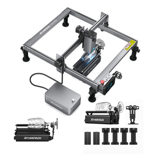 ATOMSTACK-máquina de grabado láser X20 Pro, 130W, diodo de cuatro núcleos, bomba de asistencia de aire, rodillo rotativo para cilindros, agitador de botellas de vidrio - Product Image 1