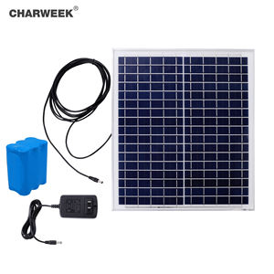 ベンチラドール式ファン16インチリチウム電池ソーラーパネル付きソーラーファン在庫あり - Product Image 5