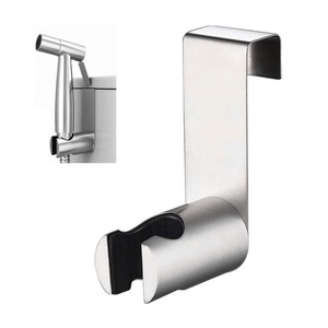 Handheld Bidet Sprayer for Toilet Pet Shower Bidet Attachment Bathroom Stainless Steel <b>Spray</b> Toilet Bidet Sprayer Holder - Product Image 1