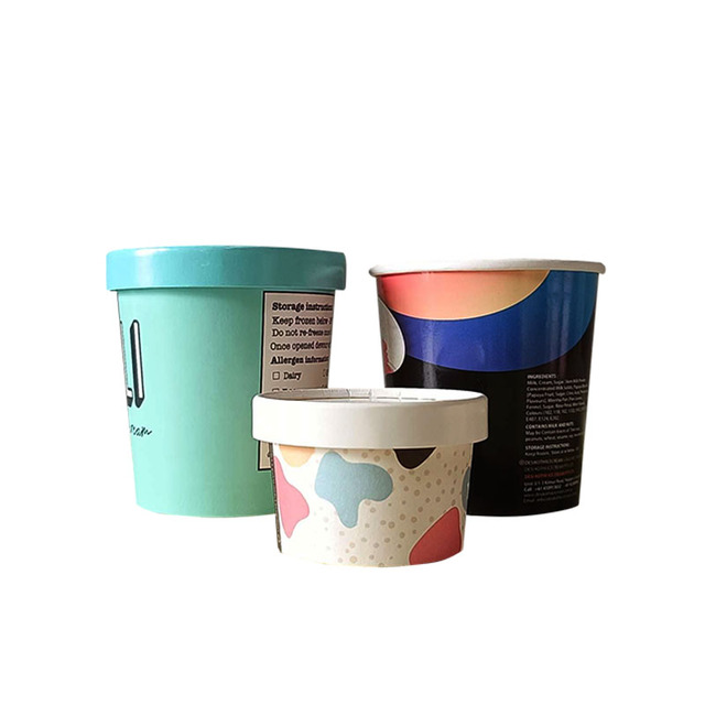 Manufacturer Paper Box  Various Sizes Yogurt Tubs Candy  Box with Logo Printing to Brand Your Company