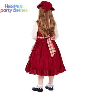 Disfraces de Halloween HESPER, Vestido de Caperucita Roja, Disfraz de Carnaval de Pascua para Niñas, Falda con Sombrero para Niñas - Product Image 2