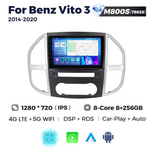 MEKEDE 128GB play IPS DSP RDS car audio system per <span class=keywords><strong>Mercedes</strong></span> Benz <span class=keywords><strong>Vito</strong></span> 3 W447 <span class=keywords><strong>2014</strong></span> 2015 2016- 2020 10 pollici autoradio gps - Product Image 4