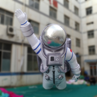 Modèle d'astronaute gonflable géant en PVC imperméable pour musée scientifique, décoration de scène sur le thème de l'espace, accessoire