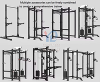 YG-A003 Rack de musculation multifonctionnel pour la maison avec machine Smith, tout en un pour la musculation