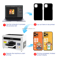 Impresora UV A3 de Alta Calidad, Impresora Plana de Inyección de Tinta UV con Cabezal de Impresión TX800 para Pelotas de Golf, Carcasas de Teléfono, Insignias, Vidrio y Bolígrafos