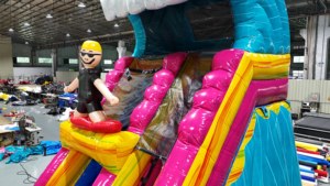 Scivolo Gonfiabile Commerciale per Acqua a Tema Surf, Scivolo Gonfiabile da Esterno per Feste di Bambini - Offerta Speciale - Product Image 3