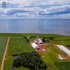 Struktur Bangunan Peternakan Terbaik untuk Kandang Sapi dan Kambing, Rangka Logam Berlapis PVC Biaya Rendah, Atap Kain, Kit Kandang Mirip Garasi - Product Image 2