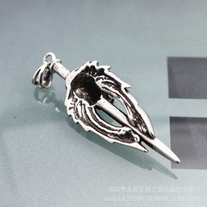 Yunnique – collier avec pendentif épée gothique unisexe, en acier inoxydable 316, bijoux de fête, style européen et américain - Product Image 5