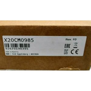 B&R X20CM0985 โมดูล PLC แหล่งจ่ายไฟ 24V 1A ผลิตในออสเตรีย - Product Image 1