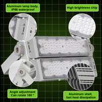 Projecteur LED extérieur en aluminium pour éclairage de rue, de cour, de parking, de stade et de chantier