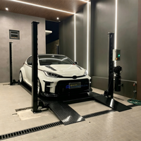 Système de stationnement de véhicules à deux niveaux certifié CE, élévateur hydraulique pour garage domestique