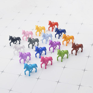 DIY Acrylic Horse Charms Pendant Plastic Crafts