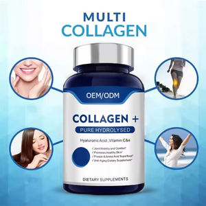 Cápsulas de Colágeno Marino 5000mg, Blanqueamiento de la Piel, Aclaramiento, Reafirmación, Ácido Hialurónico, Vitamina C, Suplemento Halal de Marca Privada - Product Image 3