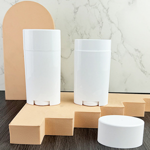 <span class=keywords><strong>75ml</strong></span> 2.5oz nhựa khử mùi <span class=keywords><strong>container</strong></span> Twist oval Lip Balm Ống DIY rỗng dính ống cho son môi Balm Lotion chai nhựa - Product Image 3