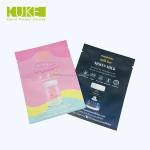 sealable pouch pre-roll tube packaging puncture proof 8ml sachets zip mylar bag small proof plastic vanilla beans pods packaging