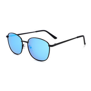 Gafas de Sol Metálicas Ovaladas Conchen con Lentes de PC UV400 Unisex para Conducir, Pescar y Salidas al Aire Libre, Protección Solar - Product Image 4