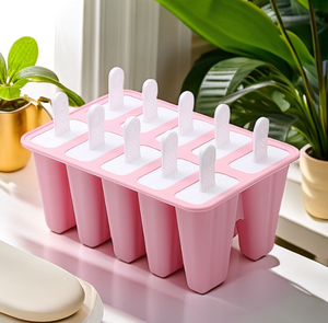 Stampo per ghiaccioli in silicone senza BPA ODM/OEM a <span class=keywords><strong>forma</strong></span> di <span class=keywords><strong>cubo</strong></span> con coperchio fai-da-te per gelatiera e vassoio per cubetti di ghiaccio - Product Image 5
