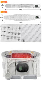 통기성 릴리프 허리 통증 마사지 허리 디스크 통증 다시 가열 허리 지원 벨트 요추 견인 - Product Image 5