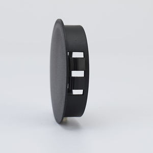 22 mm Plastikloch-Steckdose zum Anbringen rund für Profil Rohrwand-Kabelüberzug Schraube Lochüberzüge Möbel Schreibtisch Löcher Kappen Dichtungsstopper - Product Image 4