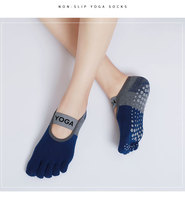 Chaussettes d'été confortables, respirantes et antidérapantes en coton pour la danse, le sport, le Pilates, le yoga et le fitness avec design personnalisé – Vente en gros