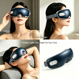 Massaggiatore Oculare Intelligente 2026 con Calore e Pressione d'Aria, Pieghevole, Controllo Remoto Wireless, Maschera <span class=keywords><strong>per</strong></span> Occhi, Sollievo da Occhi Secchi e Emicrania, 1000mAh - Product Image 1