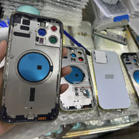 QIYING Coque arrière avec cadre et vitre OEM de qualité AA 100% pour iPhone 11 12 13 14 15 16 17 18 Pro Max Plus Plus