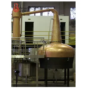 Boben Steam Heating Copper Pot Still Whisky Distillation Equipment Whisky Distiller Double Pot Stills