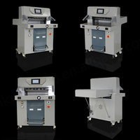 Máquina Cortadora de Papel Hidráulica Automática Disen 7210PX de 720 mm, Controlada por PLC, Guillotina Digital con Motor, Cortadora de Bisel, Pantalla Táctil