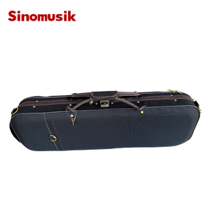 Estuche de violín duro de alta calidad de la marca Sinomusik 4/4 con higrómetro con tela Oxford para violín profesional - Product Image 1