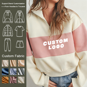 Sweat-shirt à capuche décontracté avec impression de lettres pour femmes OEM avec logo personnalisé Fabricant de sweats à capuche lourds pour femmes de grande taille - Product Image 2