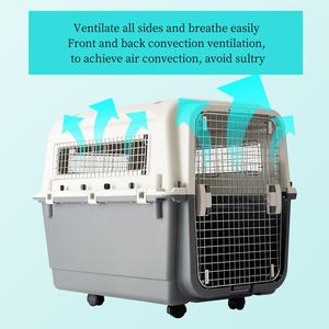 Scatola di compagnia aerea per animali domestici per cani e gatti fuori gabbia portatile per gatti piccoli medi e grandi cani all'ingrosso scatola di spedizione aerea nazionale - Product Image 6