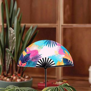 พัดไม้ไผ่แบบดั้งเดิม BSBH ขนาด 33 ซม. ผ้าเป็นมิตรกับสิ่งแวดล้อม ลายเพ้นท์ประวัติบริษัท ประวัติศาสตร์องค์กร ศิลปะพื้นบ้าน ของที่ระลึกสำหรับพนักงาน - Product Image 6