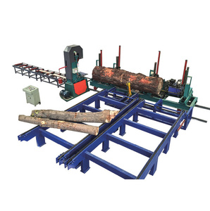 <span class=keywords><strong>Bois</strong></span> Coupe Scie À Ruban Verticale Avec Chariot À Bûches - Product Image 1