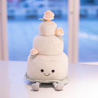 Jouets en peluche Beyman Série Gâteaux de Mariage et d'Anniversaire - Poupées Gâteau de Mariage aux Motifs Floraux Amusants 31cm-50cm Cadeaux de Mariage Unisexe