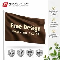 Meilleurs drapeaux personnalisés double face en polyester 5x8 imperméables et durables pour votre événement, bannières promotionnelles en gros, publicité commerciale