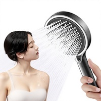 Pommeau de Douche Pressurisé avec Pistolet de Pulvérisation – Design Moderne et Simple, Jet d'Eau Puissant – Ensemble de Douche pour Salle de Bain