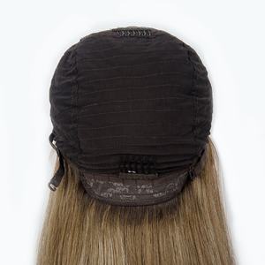 Perruque Lace Front HD 13x4 Brun Cendré Clair avec Mèches Blondes Effet Bébé, Ligne de Cheveux Naturelle, Cheveux Humains, pour Femmes Blanches - Product Image 4