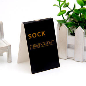 Alta Qualidade Luxo <span class=keywords><strong>Custom</strong></span> <span class=keywords><strong>Socks</strong></span> Wrap <span class=keywords><strong>Label</strong></span> Header Card Atacado Meias De Papel Dobrado Papelão Impresso Pendurar Tags Embalagem Sock - Product Image 2