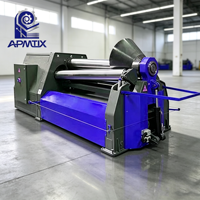 Machine à rouler la tôle efficace, robuste, à 4 rouleaux, avec prix d'usine