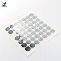 Étiquettes holographiques imperméables vinyle personnalisé Uv A4 feuilles papier rond inviolable sécurité Qr Code rouleau Transparent Logo étiquette