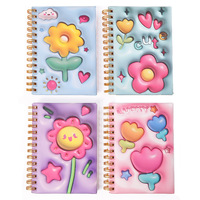 Cuaderno Espiral Expandible Personalizado al por Mayor, Imitación Piel, Venta Directa de Fábrica, Regalo Creativo para Estudiantes, Papelería 185*130mm